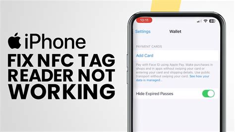 nfc tag not supported error|fix nfc not working on iphone.